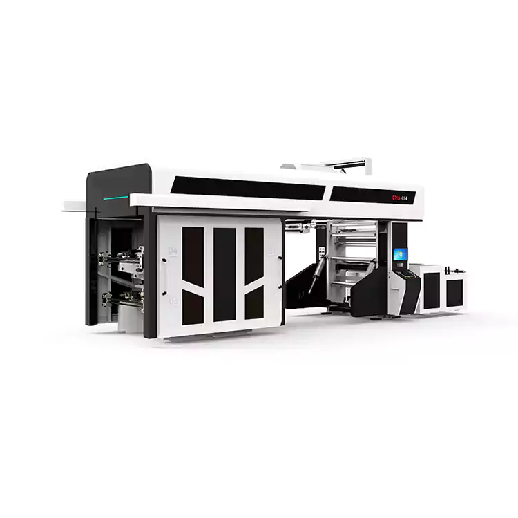 4-8 ສີ Flexographic Ci Plastic Flexo ເຄື່ອງພິມ