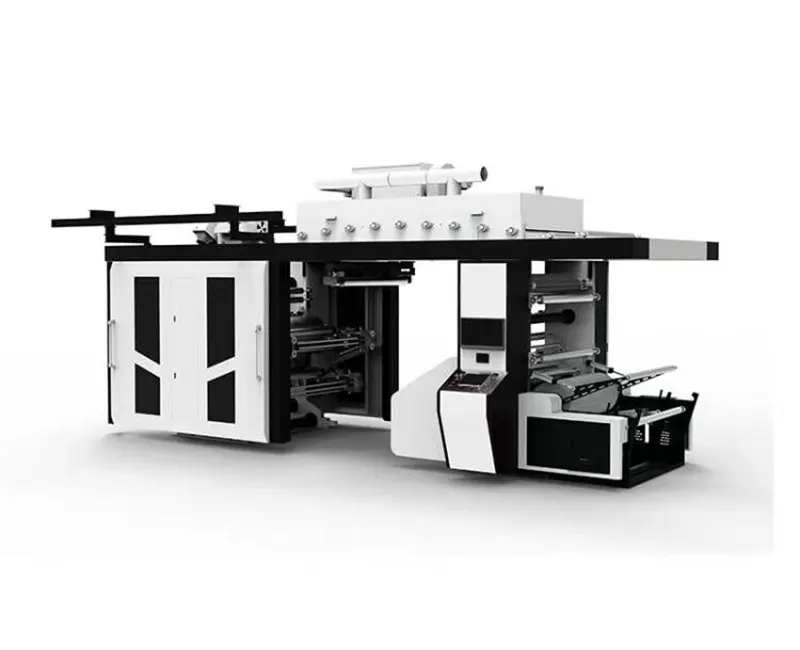 4 Colors Central Impression Flexographic Press