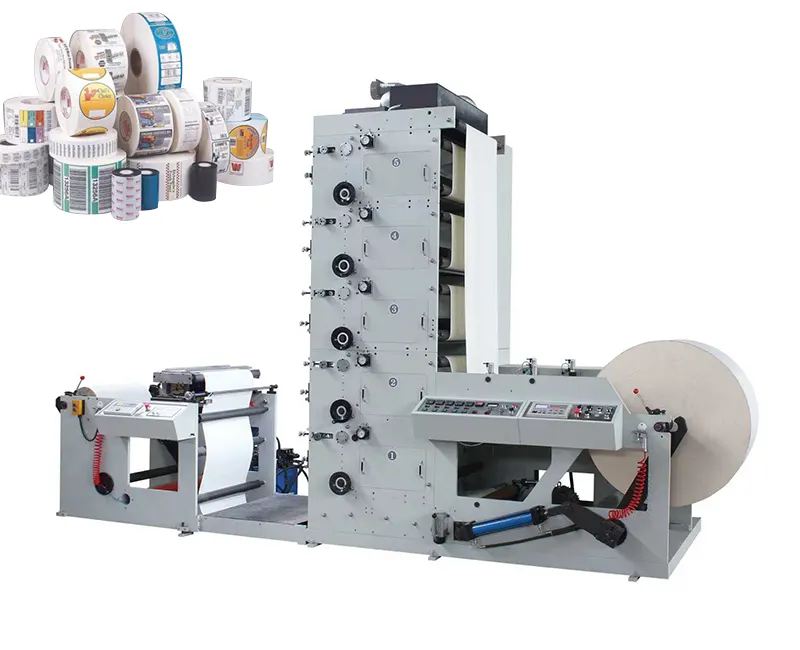 Automatic Stack Type Wide Vertical Flexographic Printing Machine