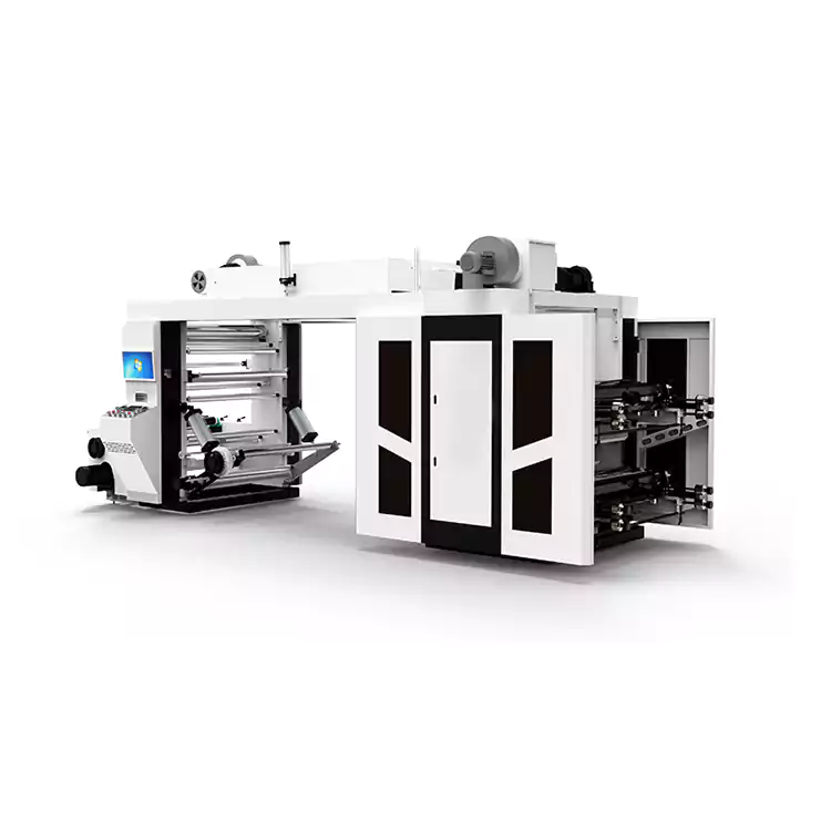 ເຄື່ອງພິມ Flexo ປະເພດ stack ຄວາມໄວສູງ