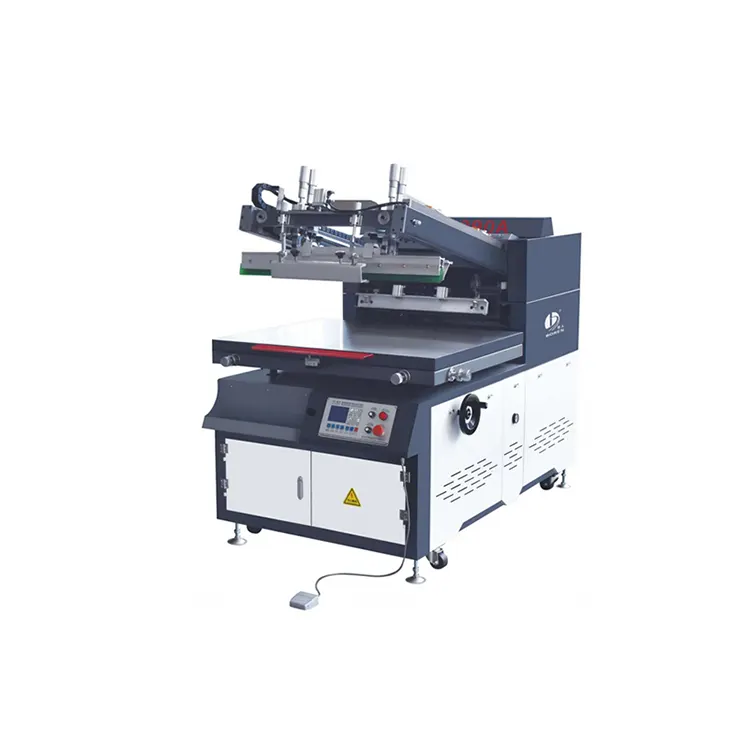Microcomputer Controlled Flat Diagonal Arm Screen Printing Machine